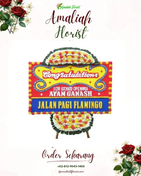 Sewa Papan Bunga Sampang Bitung